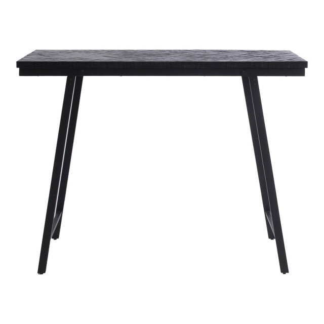 Bazar Bizar The herringbone high table black 140cm INSU004B large