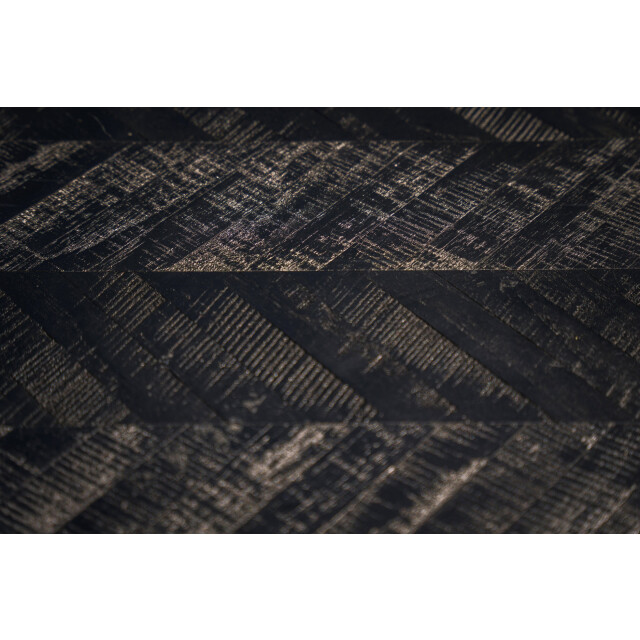 Bazar Bizar The herringbone high table black 140cm INSU004B large
