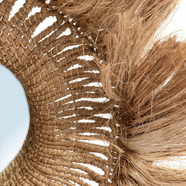Bazar Bizar The abaca solomon mirror natural JAPA037N large