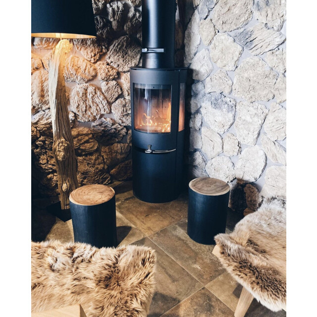 Bazar Bizar The tribe stool natural black JAHU015NB large
