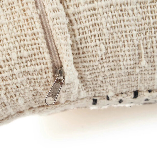 Bazar Bizar The misty cushion cover natural black BARI002NB-50x50 large