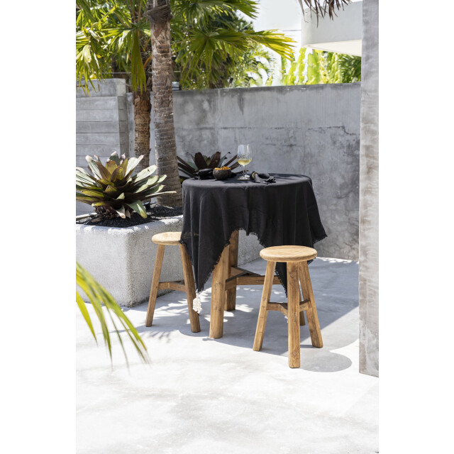 Bazar Bizar The linen tablecloth black 150x150 INMAX002B-150x150 large
