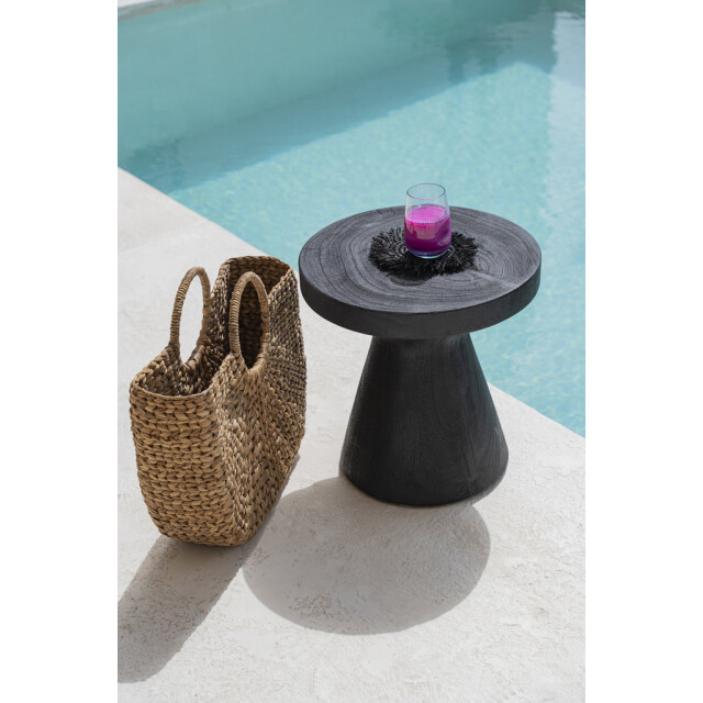 Bazar Bizar The gravity side table black JANAF034B large