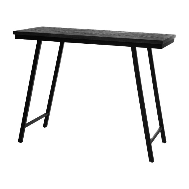Bazar Bizar The herringbone high table black 140cm INSU004B large