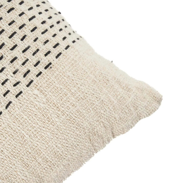 Bazar Bizar The misty cushion cover natural black BARI002NB-50x50 large