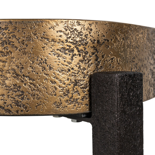 Richmond Interiors Bijzettafel declan (black/gold) 825067 large