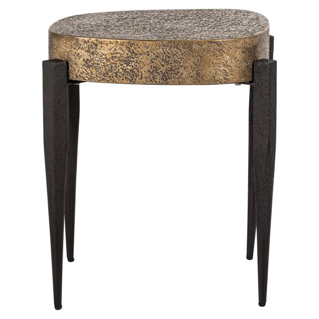 Richmond Interiors Bijzettafel declan (black/gold) 825067 large