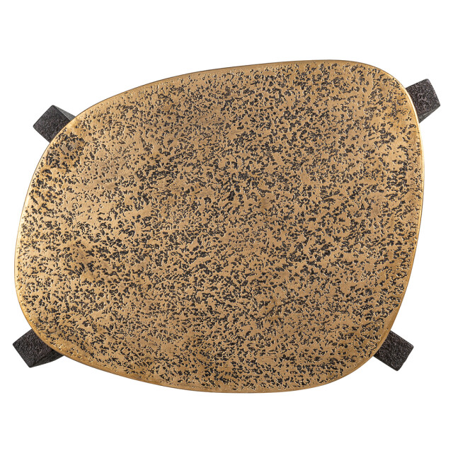 Richmond Interiors Bijzettafel declan (black/gold) 825067 large