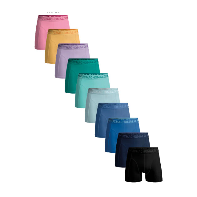 Muchachomalo Heren 10-pack boxershorts U-SOLID1010-1167 large