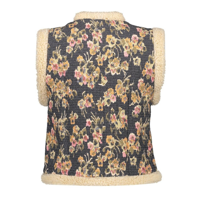 Geisha 55717-20 999 gilet print black/olive/pink 55717-20 999 large