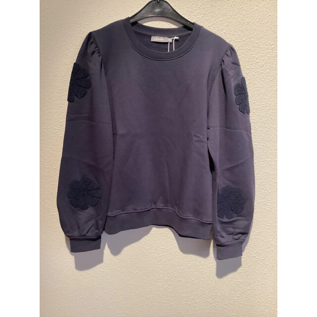 Geisha 52582-21 675 sweater big flowers navy 52582-21 675 large