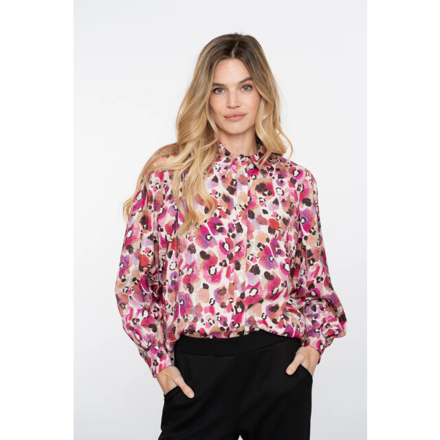 Geisha 53620-20 420 blouse animal pink/off white 53620-20 420 large