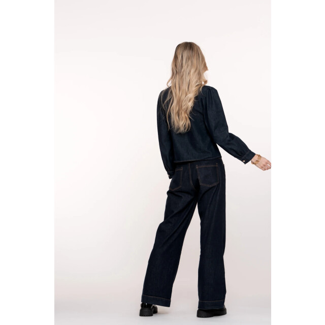 Geisha 51521-10 880 jeans flair dark blue denim stonewash 51521-10 880 large
