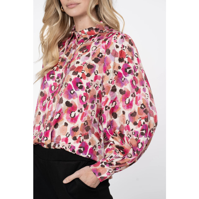 Geisha 53620-20 420 blouse animal pink/off white 53620-20 420 large