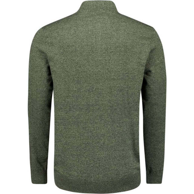 No Excess Pullover half zip 2 coloured melang light moss 29210885SN-197 large