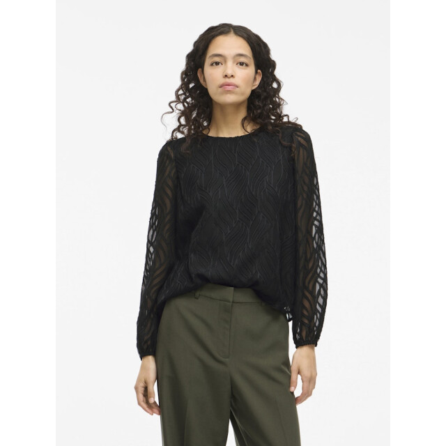 Vila 14107406 vimika o-neck l/s top noos 14107406 large
