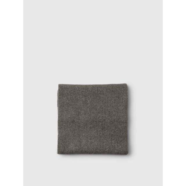 Selected Femme slflulu woolblend narrow knit scarf 16099651 medium grey 06811.941.0003 large