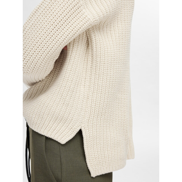 Selected Femme slfselma sus ls knit pullover noos 16097300 birch 06711.198.0212 large