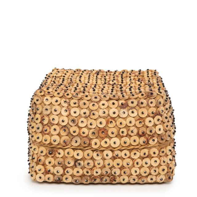 Bazar Bizar The coconut shell basket natural l BA028N-L large