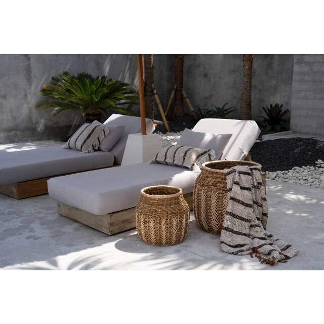 Bazar Bizar The oh my gee cushion cover bohemian white 30x50 INIE001BoW-30x50 large