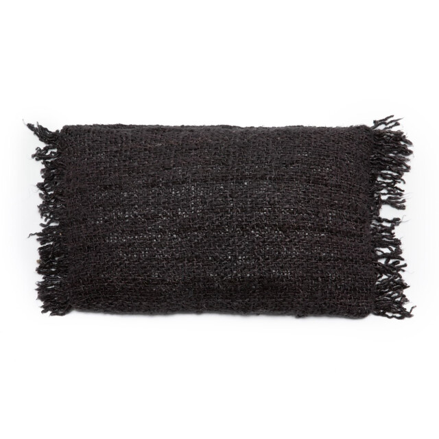 Bazar Bizar The oh my gee cushion cover black navy 30x50 INIE001BNa-30x50 large