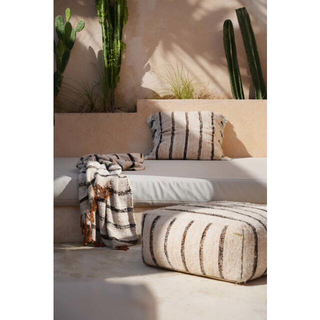 Bazar Bizar The oh my gee cushion cover bohemian white 60x60 INIE001BoW-60x60 large