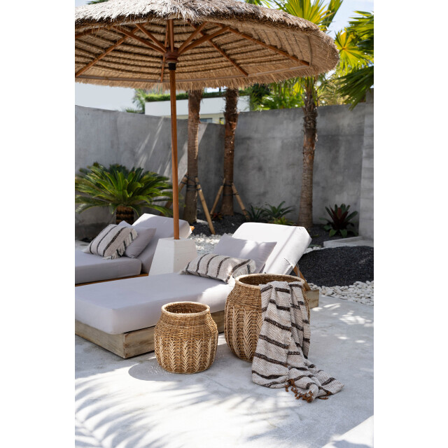 Bazar Bizar The oh my gee cushion cover bohemian white 30x50 INIE001BoW-30x50 large