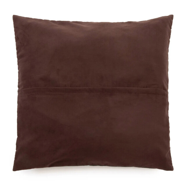 Bazar Bizar The four panel leather cushion cover choco 60x60 INPG001Ch-60x60 large