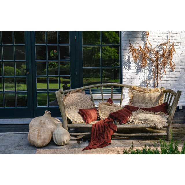 Bazar Bizar The oh my gee cushion cover burgundy velvet 30x50 INIE001BuV-30x50 large