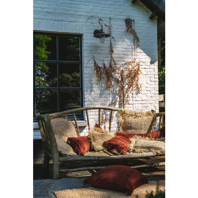Bazar Bizar The oh my gee cushion cover burgundy velvet 60x60 INIE001BuV-60x60 large