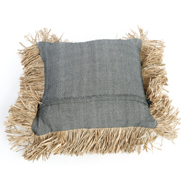 Bazar Bizar The cotton bonita cushion cover natural black 40x40 JABR067NB-40x40 large