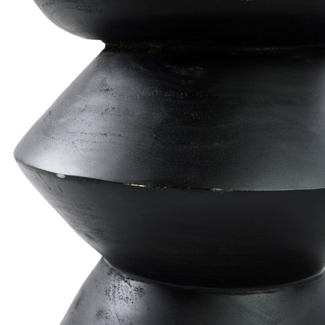 Bazar Bizar The kulun stool black natural JACI017BN large