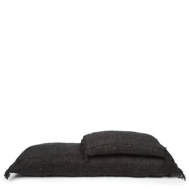 Bazar Bizar The oh my gee cushion cover black navy 30x50 INIE001BNa-30x50 large