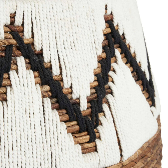 Bazar Bizar The little bay beach basket natural white l BAVE030NW-L large