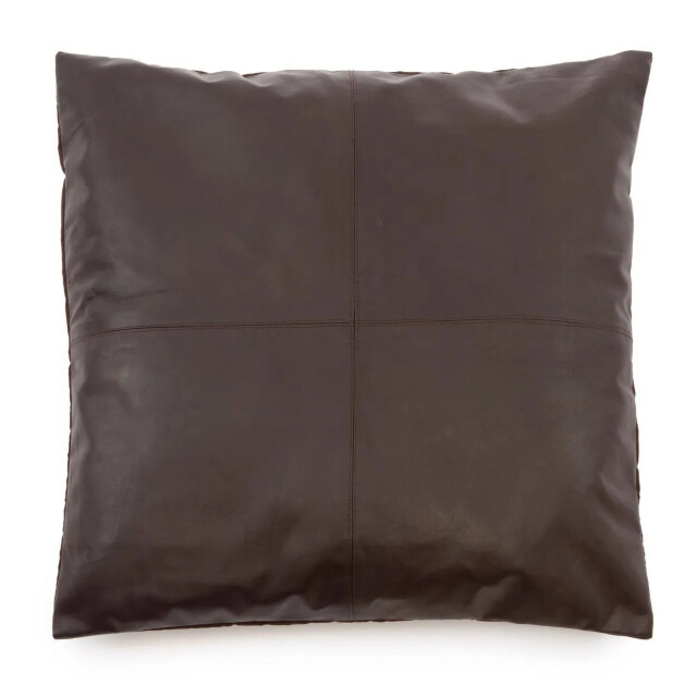 Bazar Bizar The four panel leather cushion cover choco 60x60 INPG001Ch-60x60 large