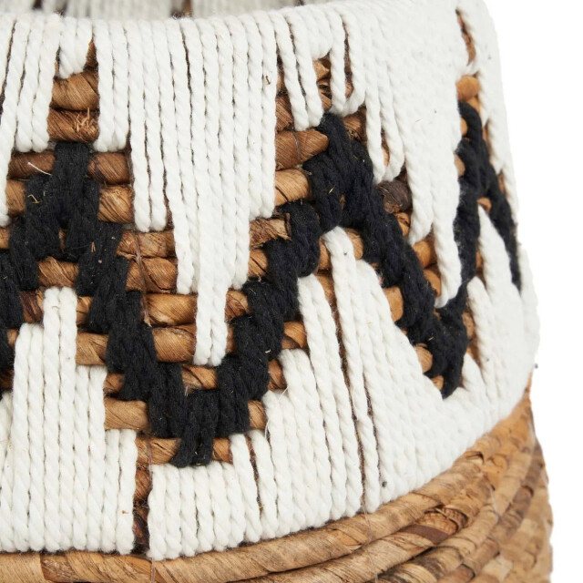 Bazar Bizar The little bay beach basket natural white s BAVE030NW-S large