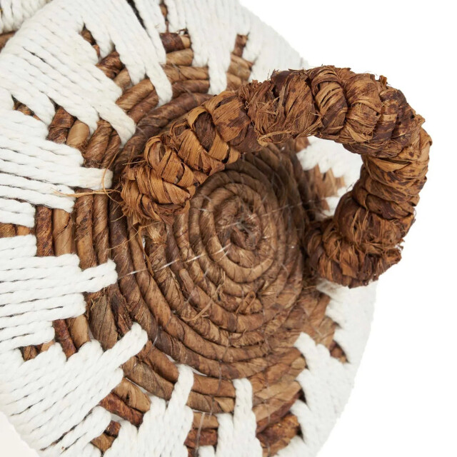 Bazar Bizar The little bay beach basket natural white s BAVE030NW-S large