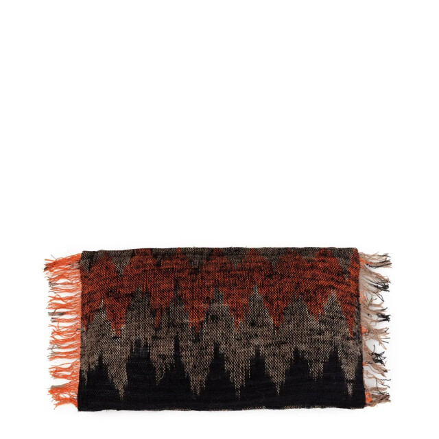 Bazar Bizar The oh my gee cushion cover black orange 30x50 INIE001BOr-30x50 large