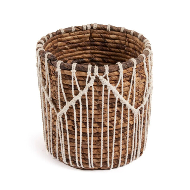 Bazar Bizar The macra-mazing basket natural white m JAAD006NW-M large