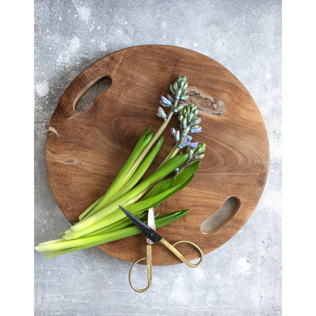 Bazar Bizar The teak root tray natural l JACA021N-L-40 large