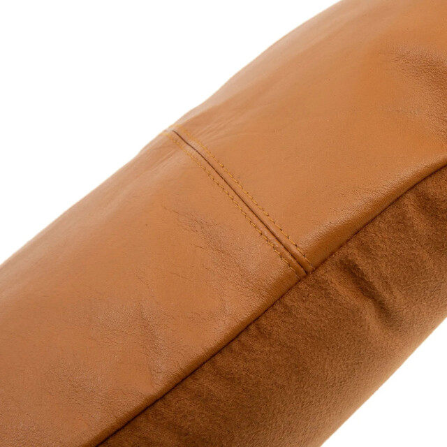 Bazar Bizar The six panel leather cushion cover camel 30x50 INPG002Ca-30x50 large