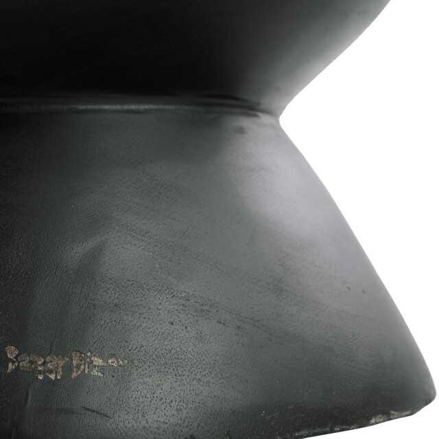 Bazar Bizar The kulun stool black natural JACI017BN large