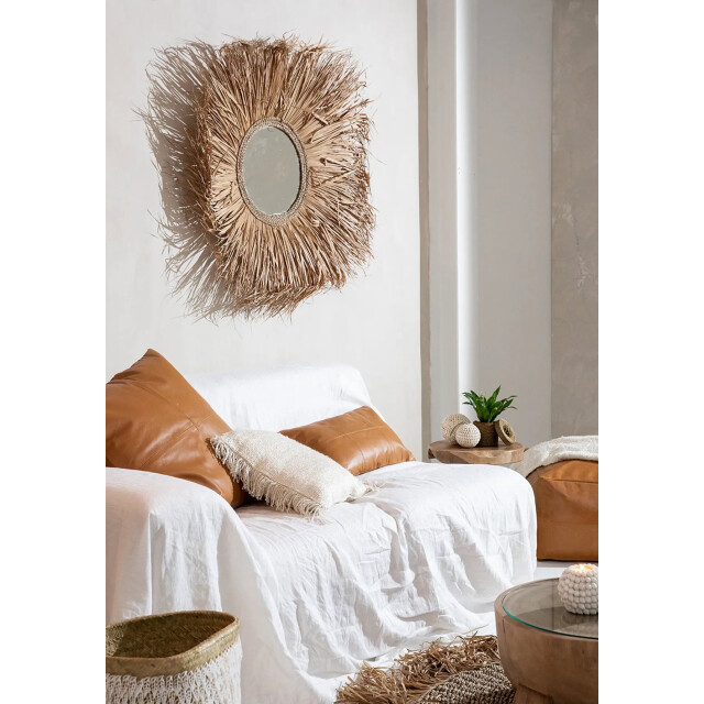 Bazar Bizar The six panel leather cushion cover camel 30x50 INPG002Ca-30x50 large