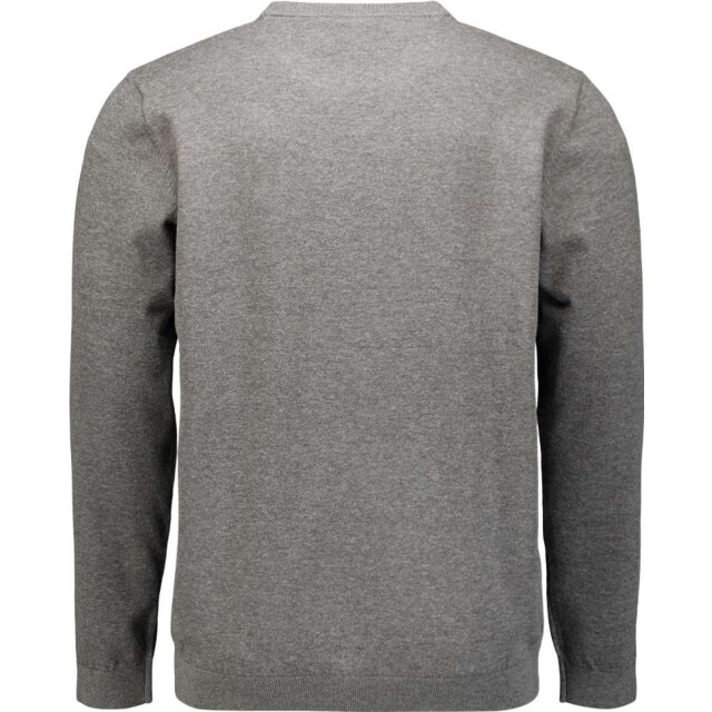 No Excess Pullover crewneck 2 coloured melang grey melange N2180-102 large