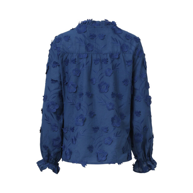 Smashed Lemon Dames3d bloemenprint top met v hals | 25624-675-3XL large