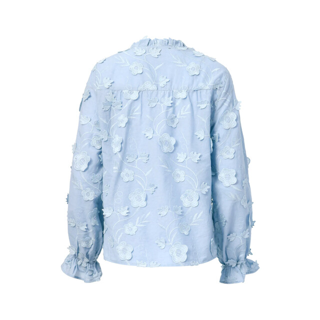 Smashed Lemon Dames3d bloemenprint top met v hals | 25624-600-4XL large