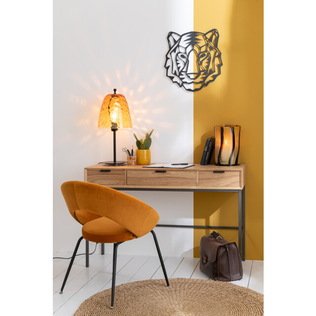 J-Line Wanddecoratie tijger metaal 30003 large