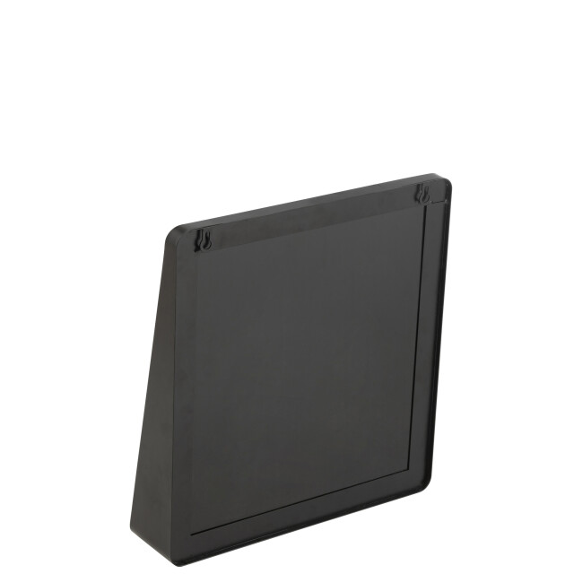 J-Line Wall mirror square metal/glass black 46267 large