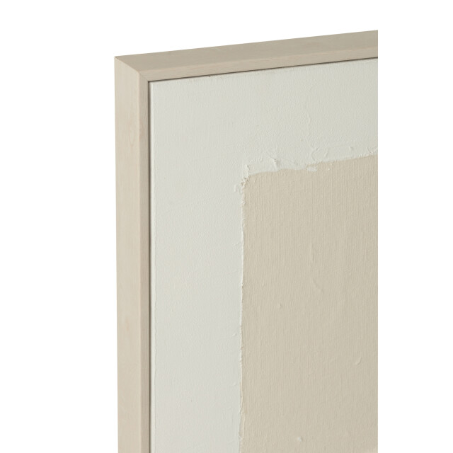 J-Line Painting mog canvas/pinewood mix 52475 large