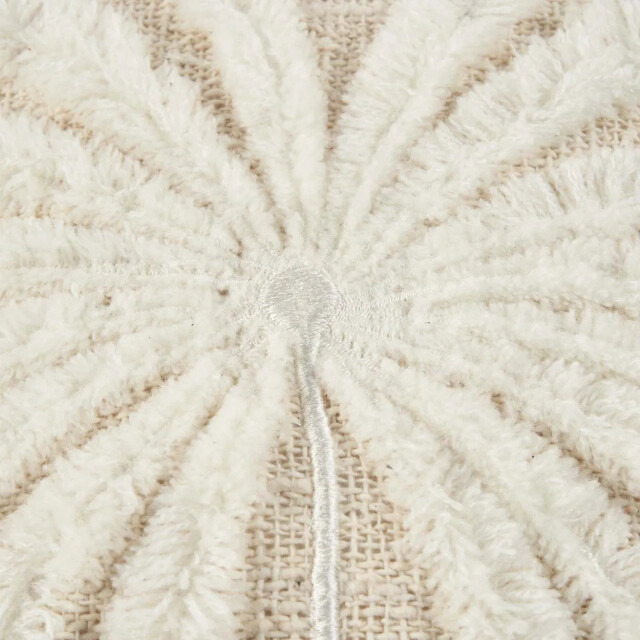 Bazar Bizar The isla palm cushion cover natural white BARI006NW-50x50 large
